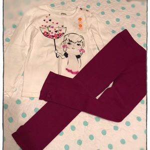 Gymboree Falling Hearts size 5T